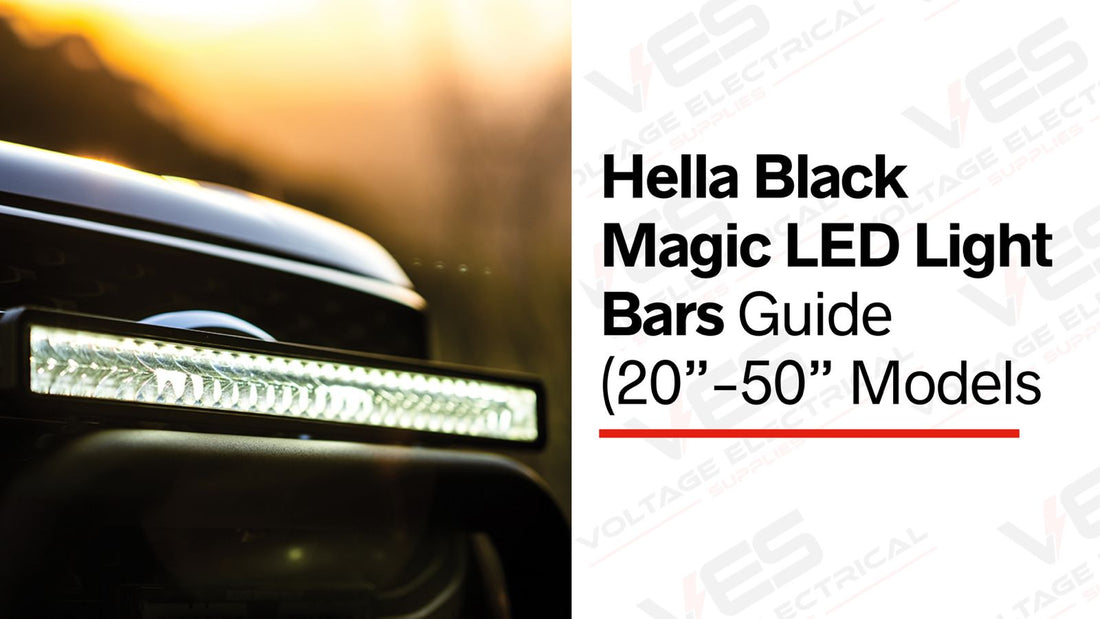 Hella Black Magic LED Light Bars Guide (20″–50″ Models)
