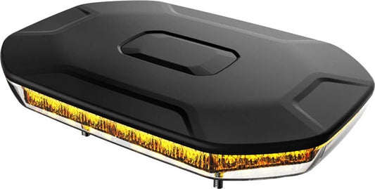 Compact 20W Amber LED Mini Beacon – Fixed Mount, 12 Flash Patterns
