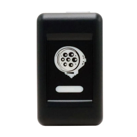 Isuzu F & N Series with LED in Amber and Green - Left Work Light Switch