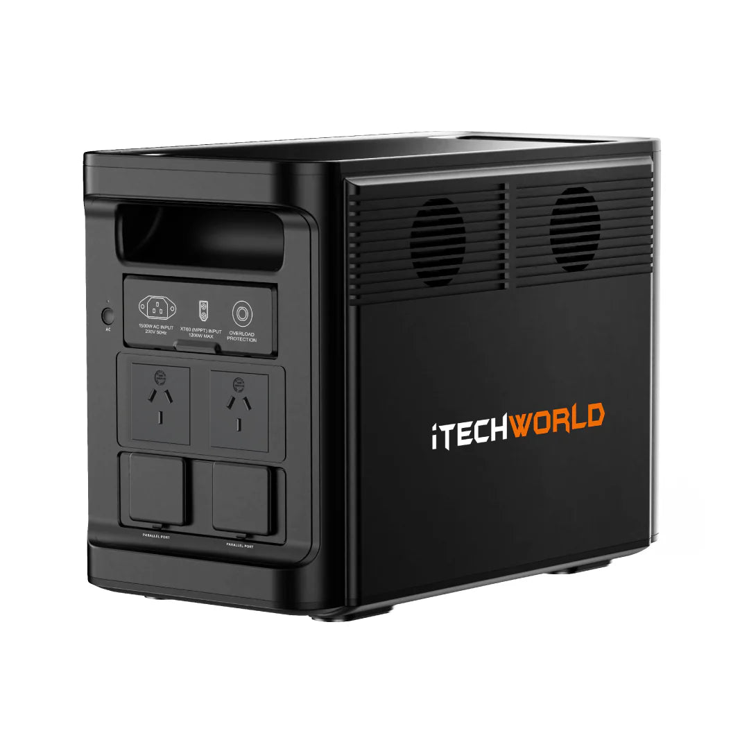 iTechworld Pro Solar Generator Kit PS1800 PRO Power Station and 200W Solar Blanket