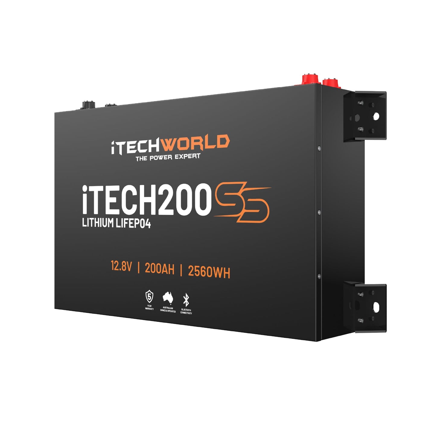 iTECH200SS 200Ah Slim LiFePO4 Battery - Bluetooth Monitoring