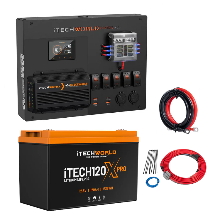 iTechworld Control Hub Kit with 40A DCDC Charger and iTECH120X PRO