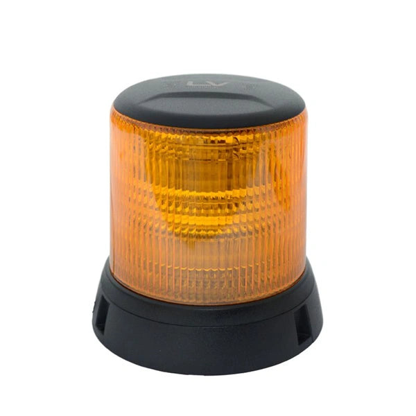 Low Voltage Class 1 Amber LED Beacon 3 Hole Flange Mount 10-30V 11 Patterns IP67K