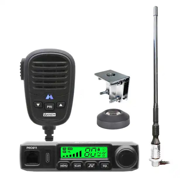 MIDLAND 12/24V UHF+ ANT & BKT PRO911KIT