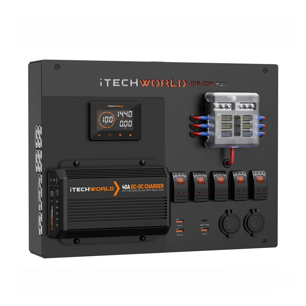 iTechworld Premium Control Hub with Battery Monitor and 500A Shunt