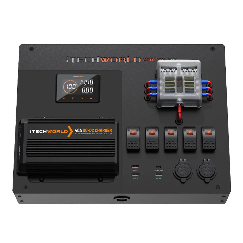 iTechworld Premium Control Hub with Battery Monitor and 500A Shunt