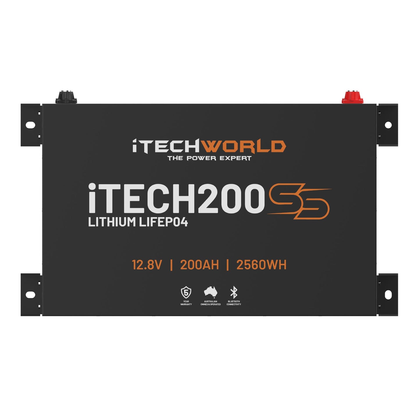 iTECH200SS 200Ah Slim LiFePO4 Battery - Bluetooth Monitoring