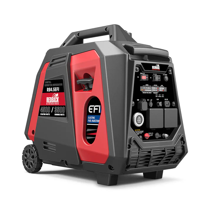 REDBACK RB4.5 4500W 4.5KVA EFI PORTABLE INVERTER GENERATOR
