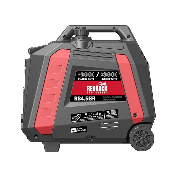 REDBACK RB4.5 4500W 4.5KVA EFI PORTABLE INVERTER GENERATOR