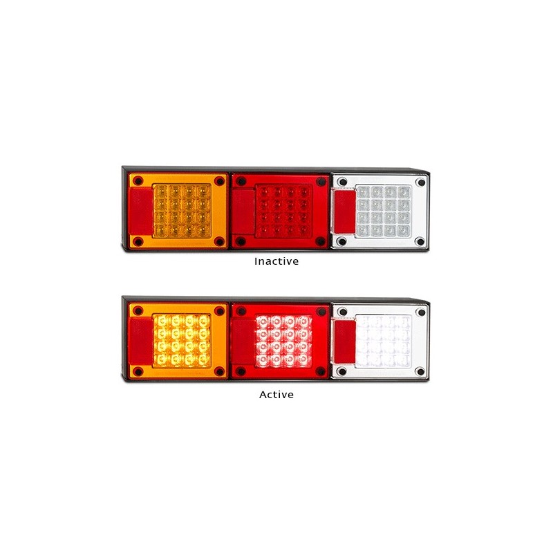 LED MEDIUM JUMBO, STOP/TAIL/ INDICATOR & REVERSE 460 SERIES - 460ARWM
