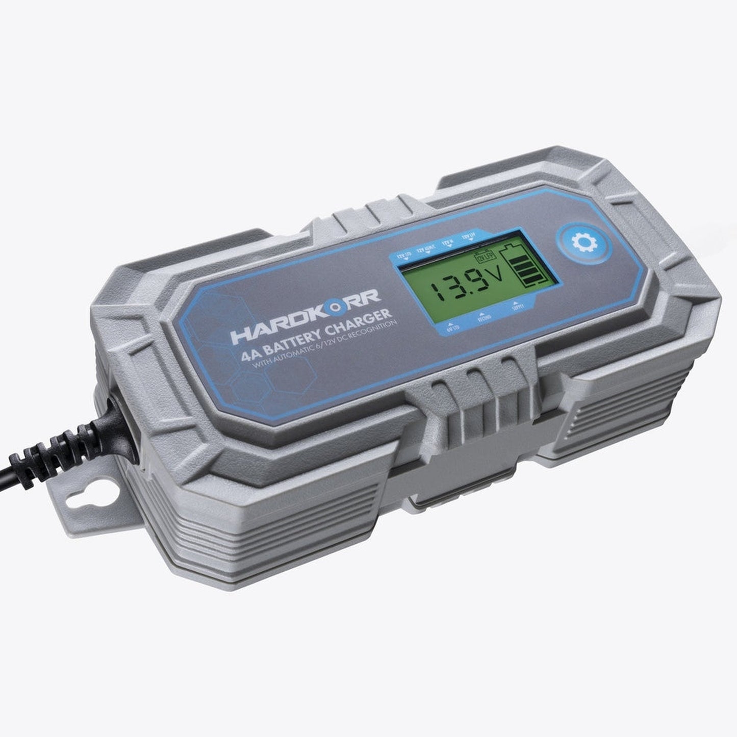 Hard Korr 4A AC Battery Charger with Automatic 6/12V DC Recognition