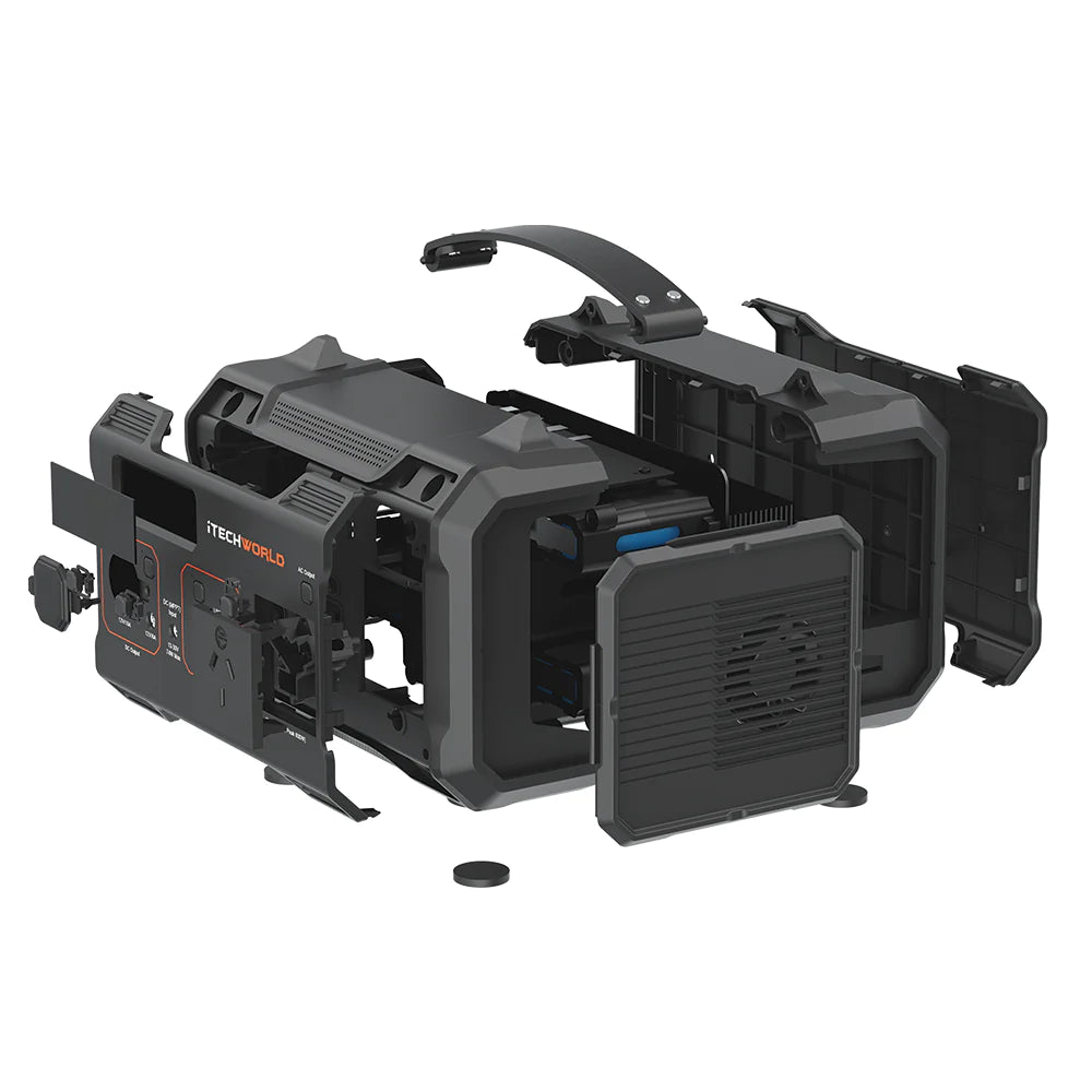 iTechworld PS300 300W LiFePO4 Power Station – Reliable Power for Phones, Laptops & 12V Fridges