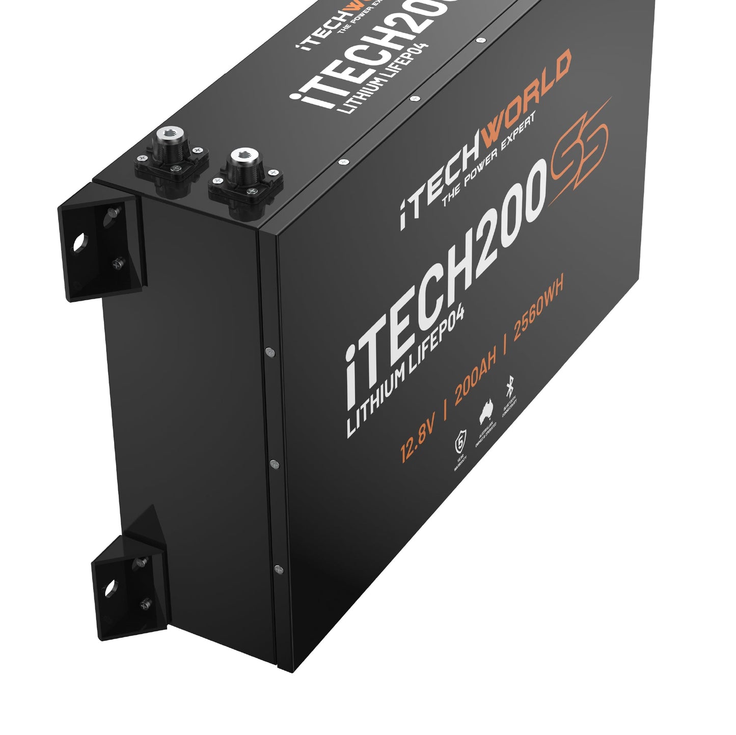 iTECH200SS 200Ah Slim LiFePO4 Battery - Bluetooth Monitoring