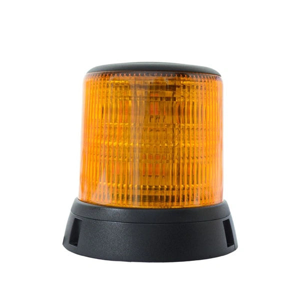 Low Voltage Class 1 Amber LED Beacon 3 Hole Flange Mount 10-30V 11 Patterns IP67K