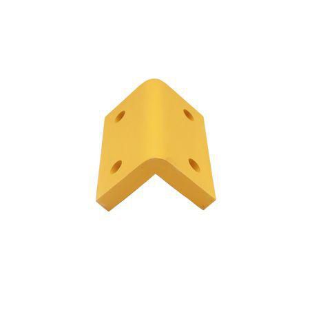 Rubber Corner Safety Pads Yellow 17cm Long