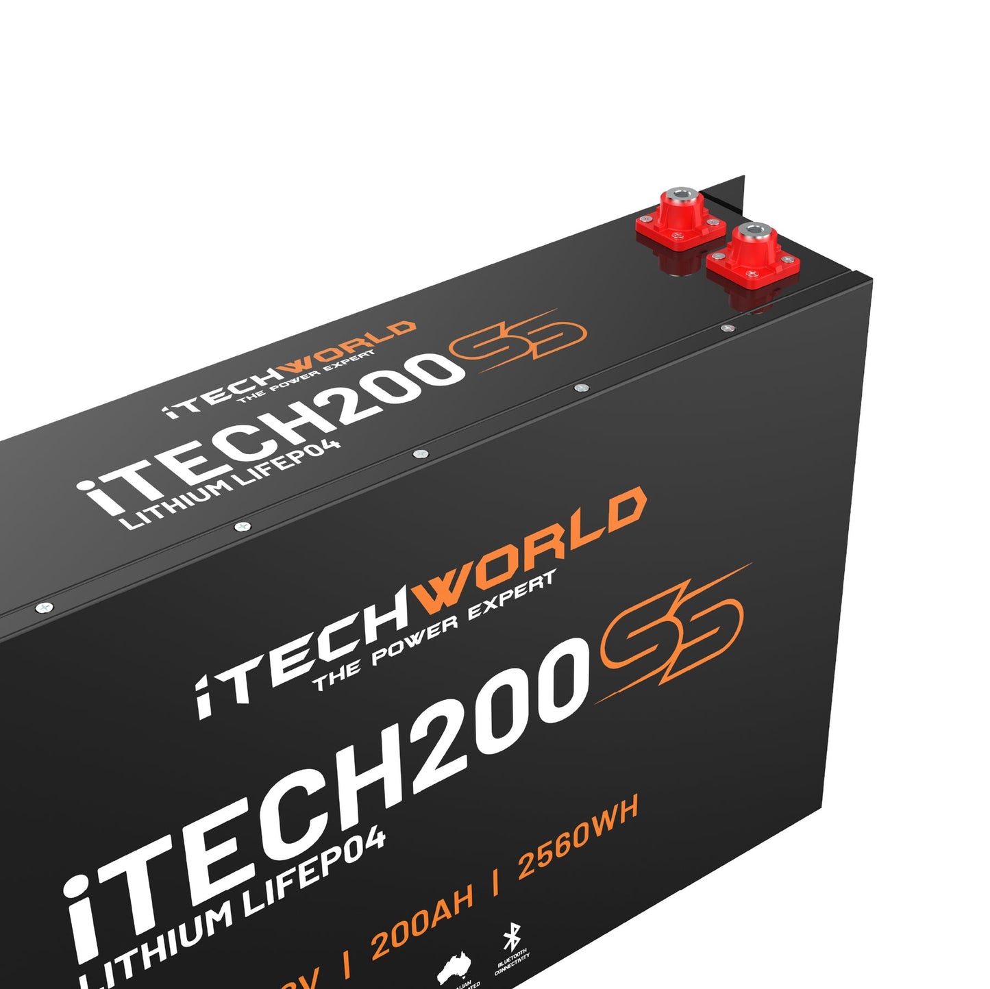 iTECH200SS 200Ah Slim LiFePO4 Battery - Bluetooth Monitoring