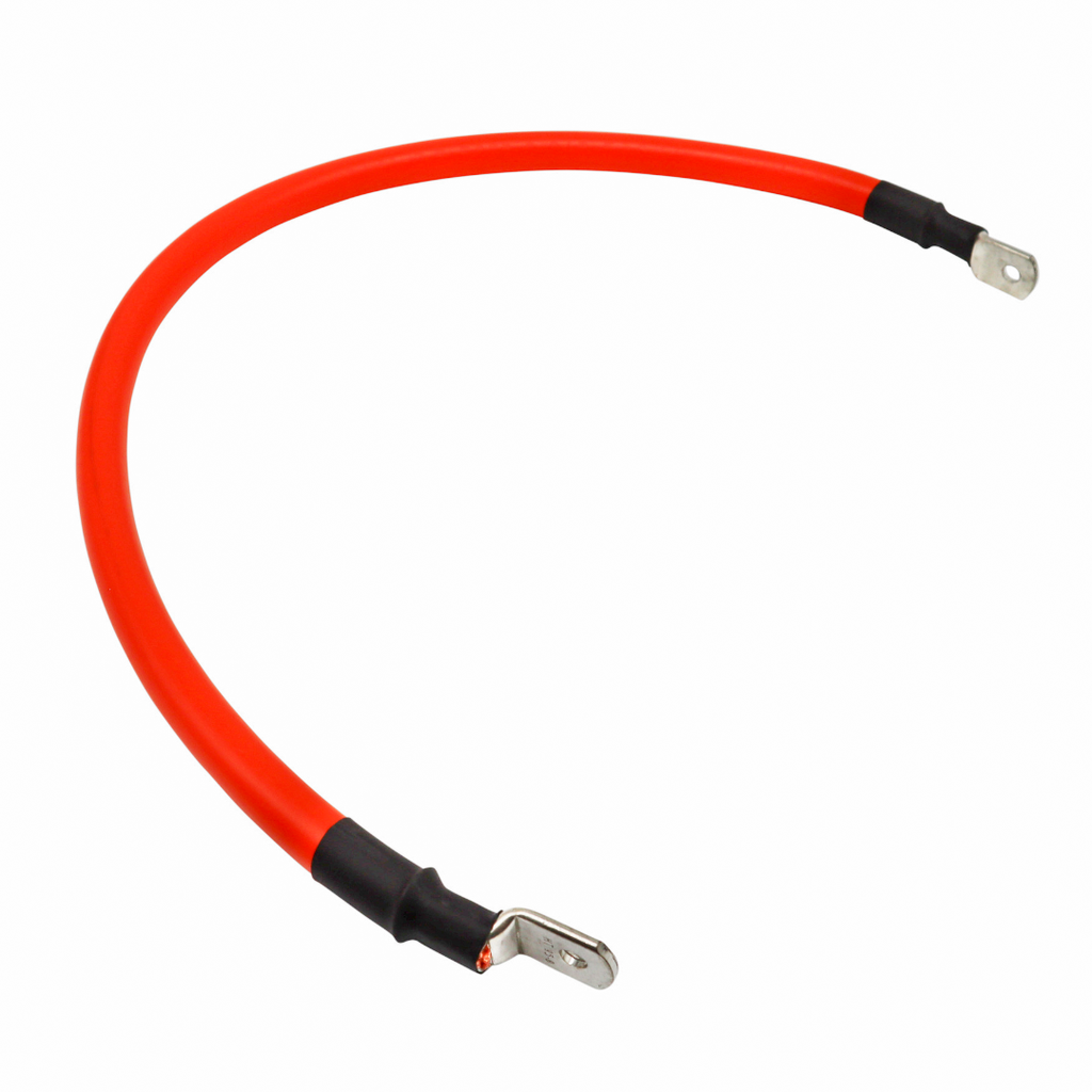 VES 800mm High-Current Battery Lead – 95mm² Black Copper Cable