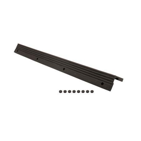 Rubber Pillar Safety Pad Black 1 Meter Long