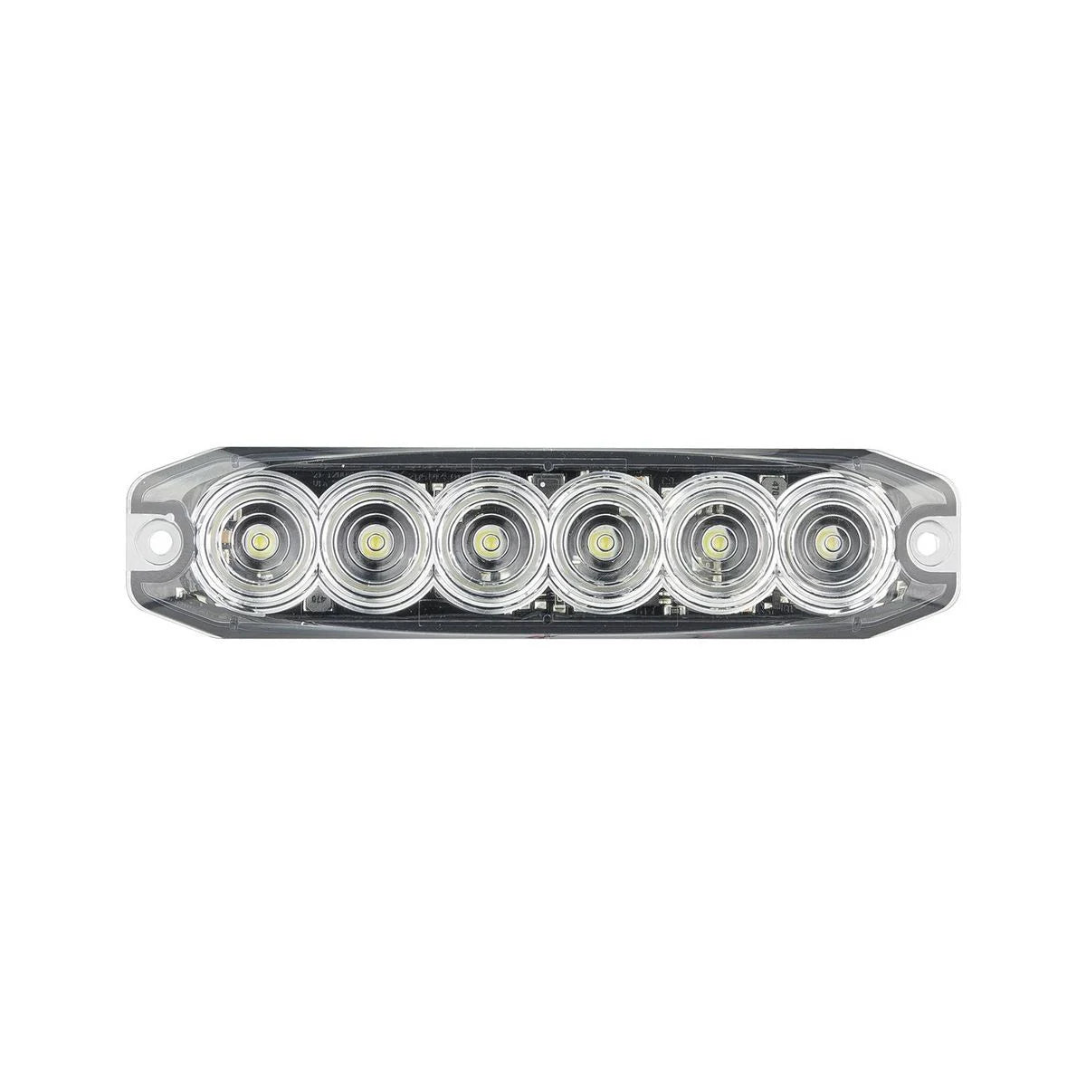 LED Autolamps 12/24V LED Amber Emergency Light Flash Patterns With Sync Wire Blister Pack - 120035AM