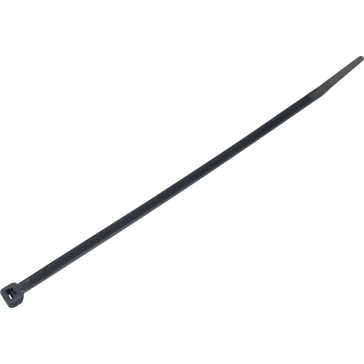 OEX ACX1443 Black Nylon Cable Ties – 300mm Long, 4.8mm Wide – UV-Resistant – 100 Pack