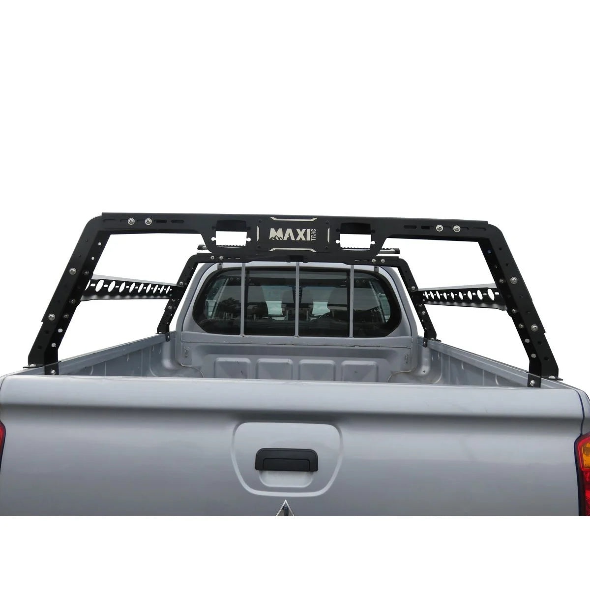Adjustable steel ute tub rack for 4WD and camping setups