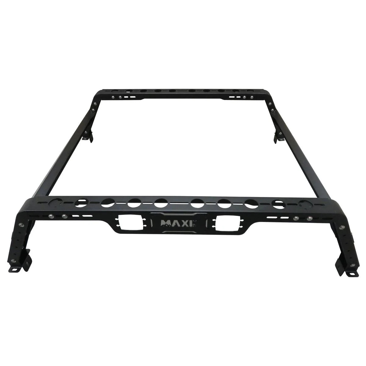 Adjustable steel ute tub rack for 4WD and camping setups