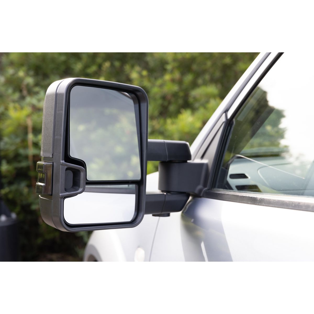 Black Drivetech 4x4 Electric Towing Mirrors for Isuzu D-Max MU-X 2012–2020