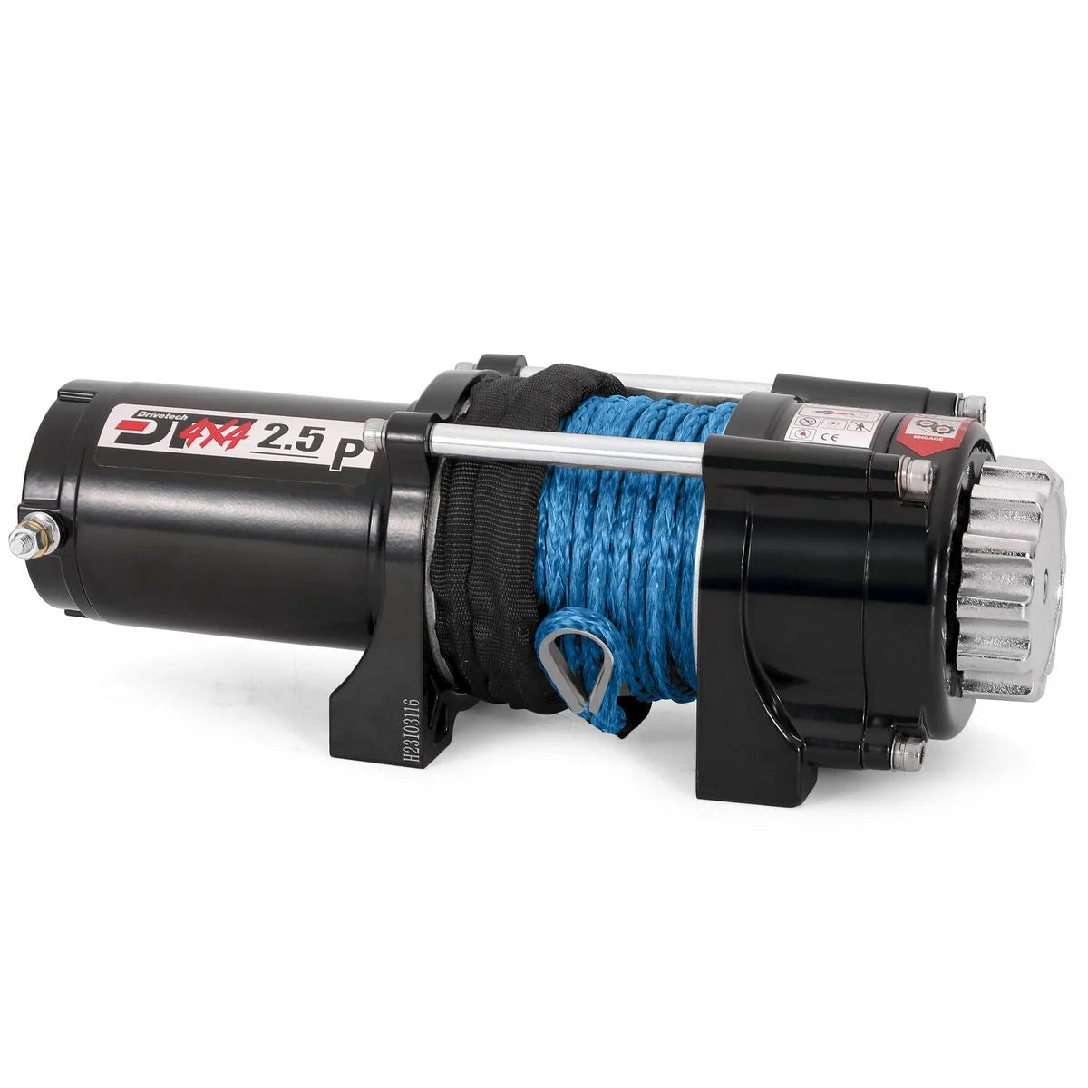 Drivetech 4X4 2500lb 12V ATV/Trailer Winch with Synthetic Rope