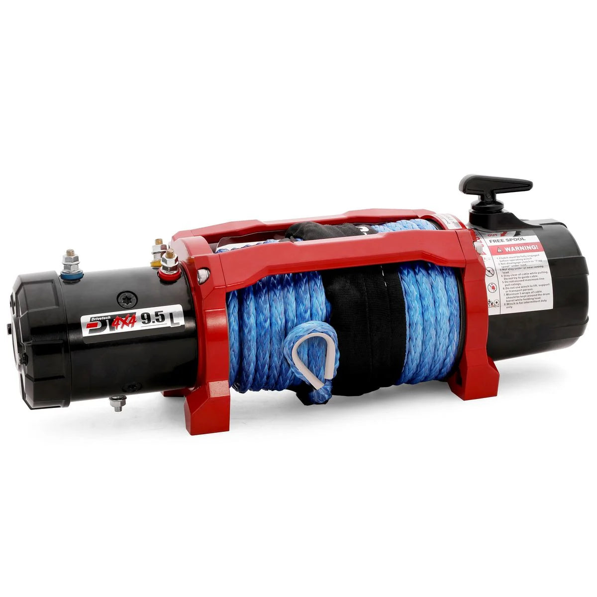 12V 12,000lb Heavy Duty Winch – Drivetech 4X4 Synthetic Rope