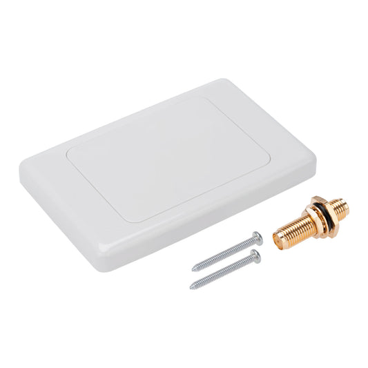 Powertec SMA Female to SMA Female Wall Plate | Clean CEL-FI Antenna Install