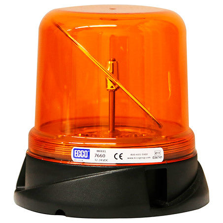 ECCO ACX2375 Amber LED Beacon 12/24V Permanent Mount