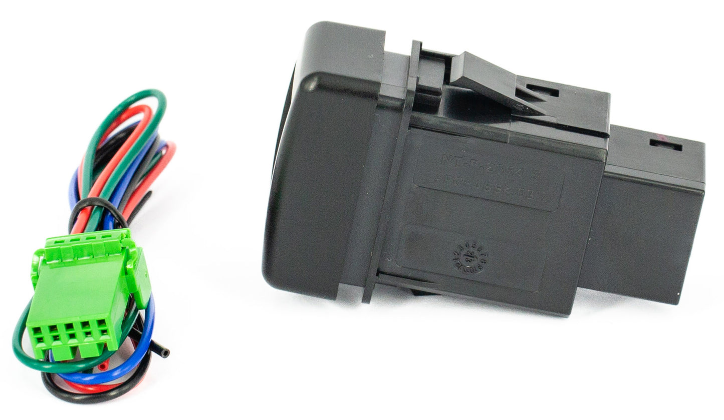 Isuzu Dash Light Bar Switch – Amber/Green LEDs, Push ON/OFF