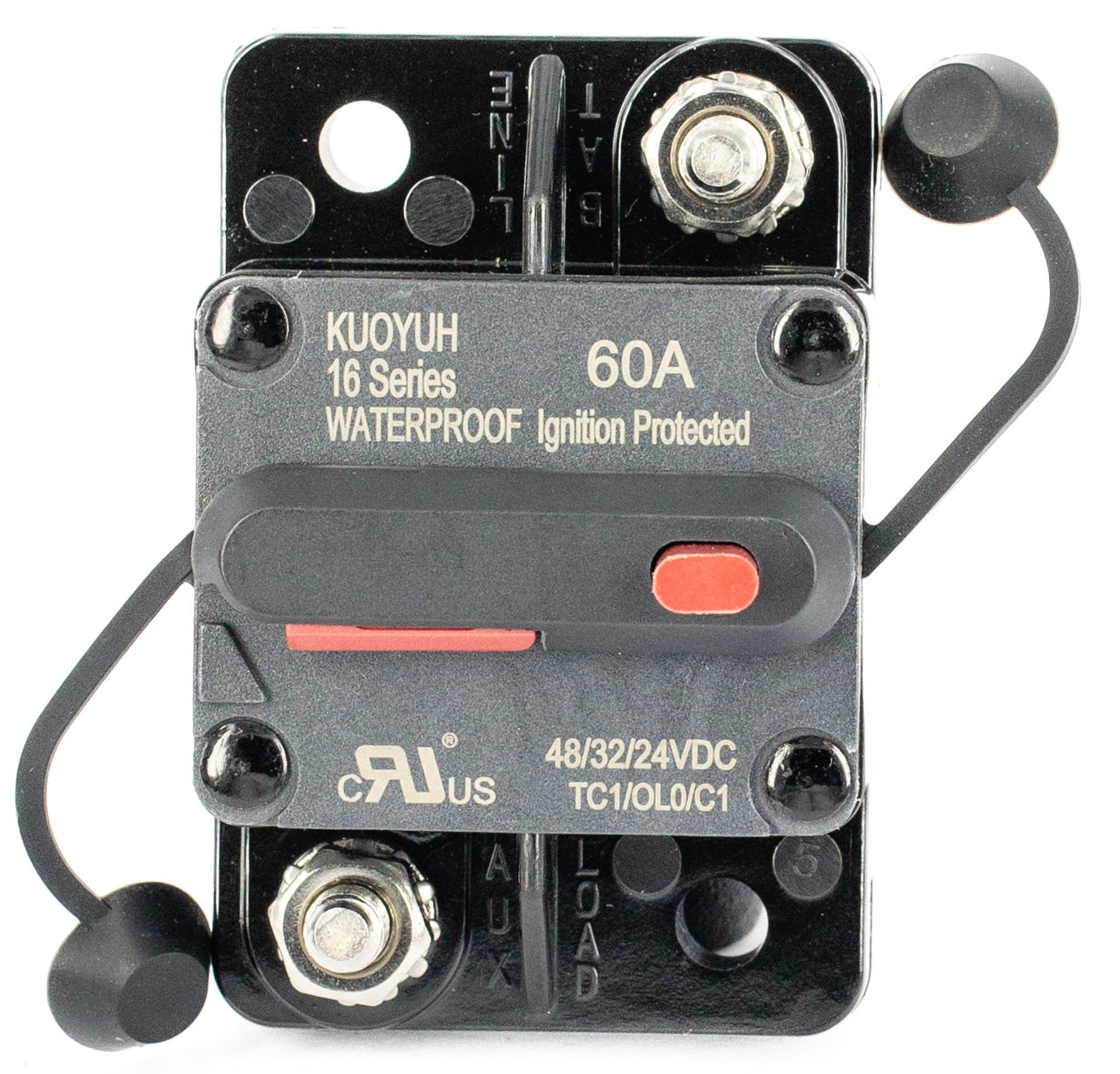 Durable 60A VES Manual Reset Circuit Breaker – Surface Mount