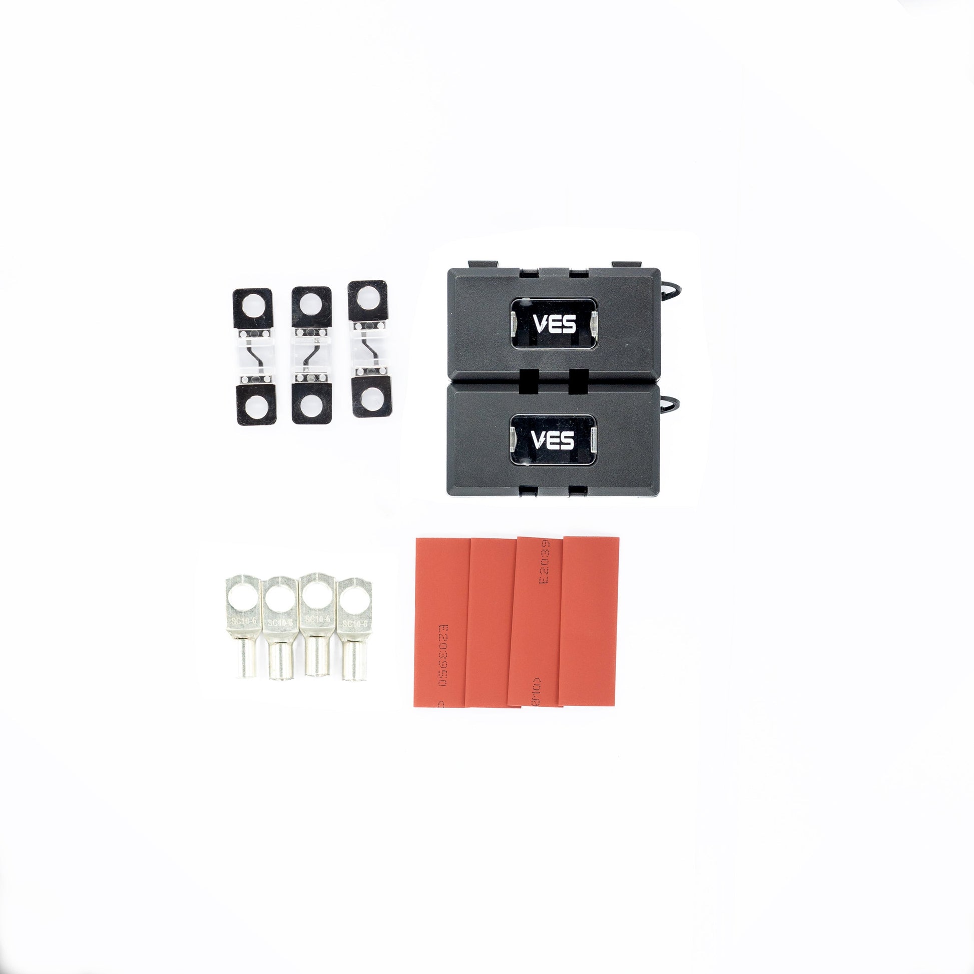 60A Midi Fuse Kit with Holders, Fuses, Lugs & Heat Shrink – Auto/Marine Use