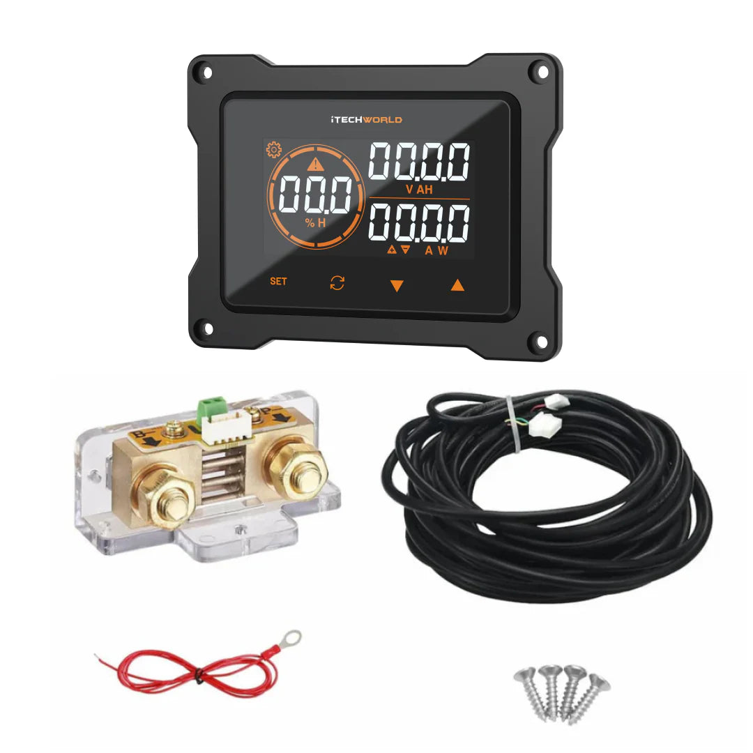 iTechworld Battery Monitor with 500A Shunt – iTECHBM500