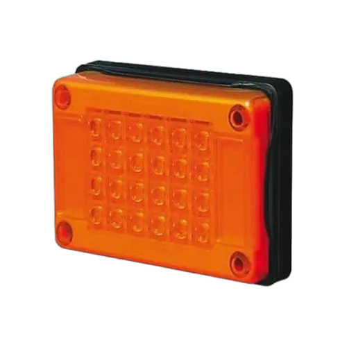 Roadvision 10-30V 24 LED Jumbo 202 x 132mm Amber Lens Surface Mount