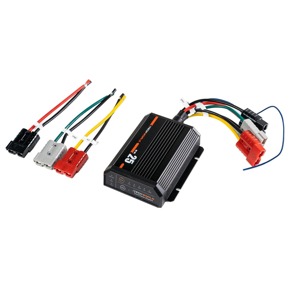 iTECHDCDC25 DCDC and MPPT Battery Charger 12V/24V 25A
