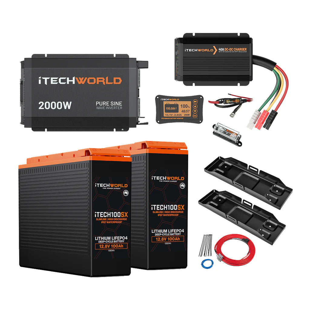 Complete Slimline 4WD Kit 200Ah