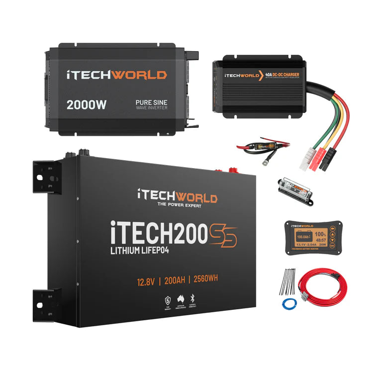 Complete Slimline 4WD Kit 200Ah