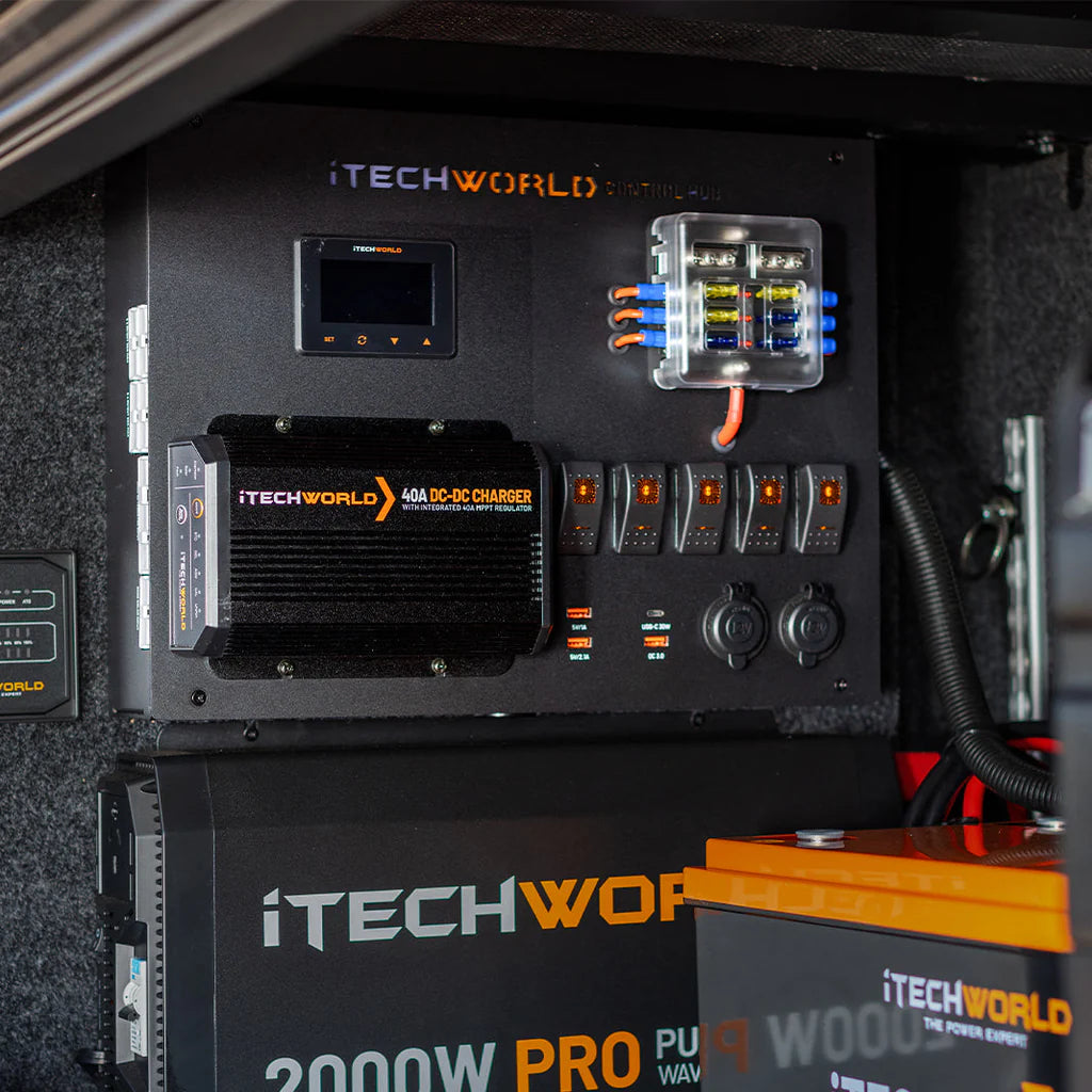 iTechworld Premium Control Hub with Battery Monitor and 500A Shunt