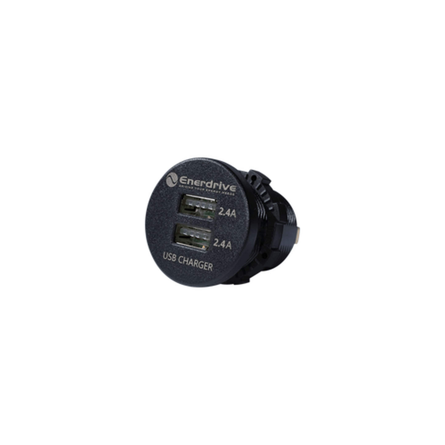 Enerdrive LED 4.8A USB Socket OLED Style