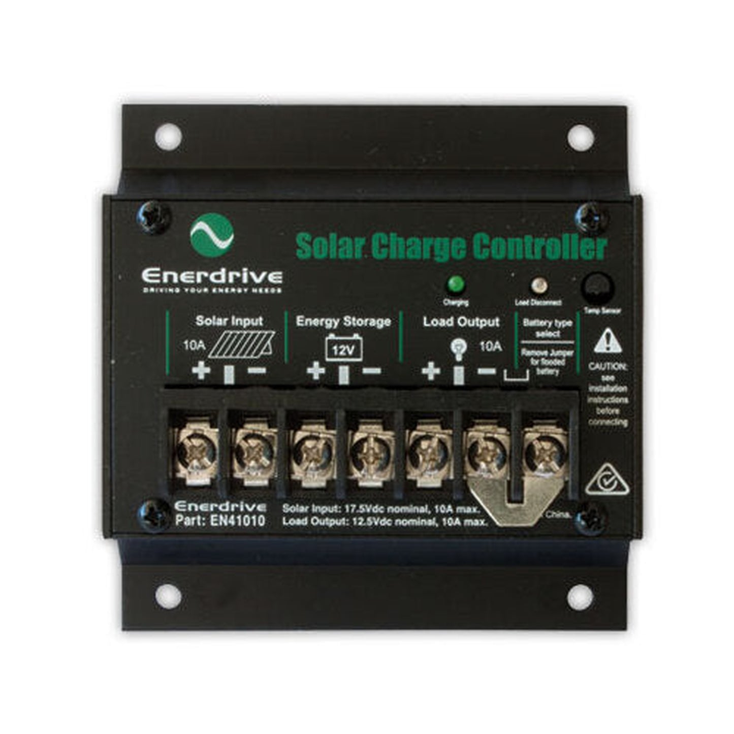 Enerdrive 10A Solar Controller with Load Disconnect