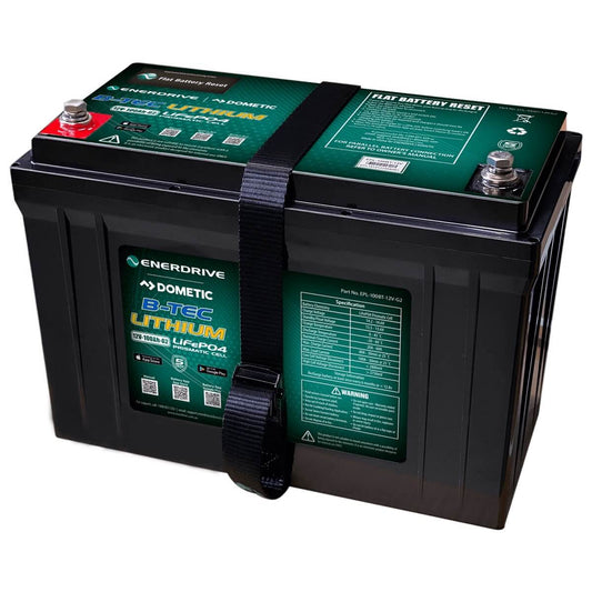 Enerdrive B-TEC 12V 100Ah G2 Lithium Battery