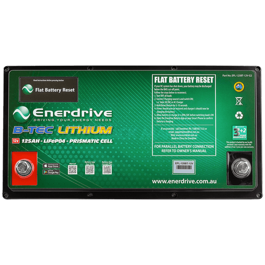 Enerdrive ePOWER B-TEC 125Ah Lithium Battery