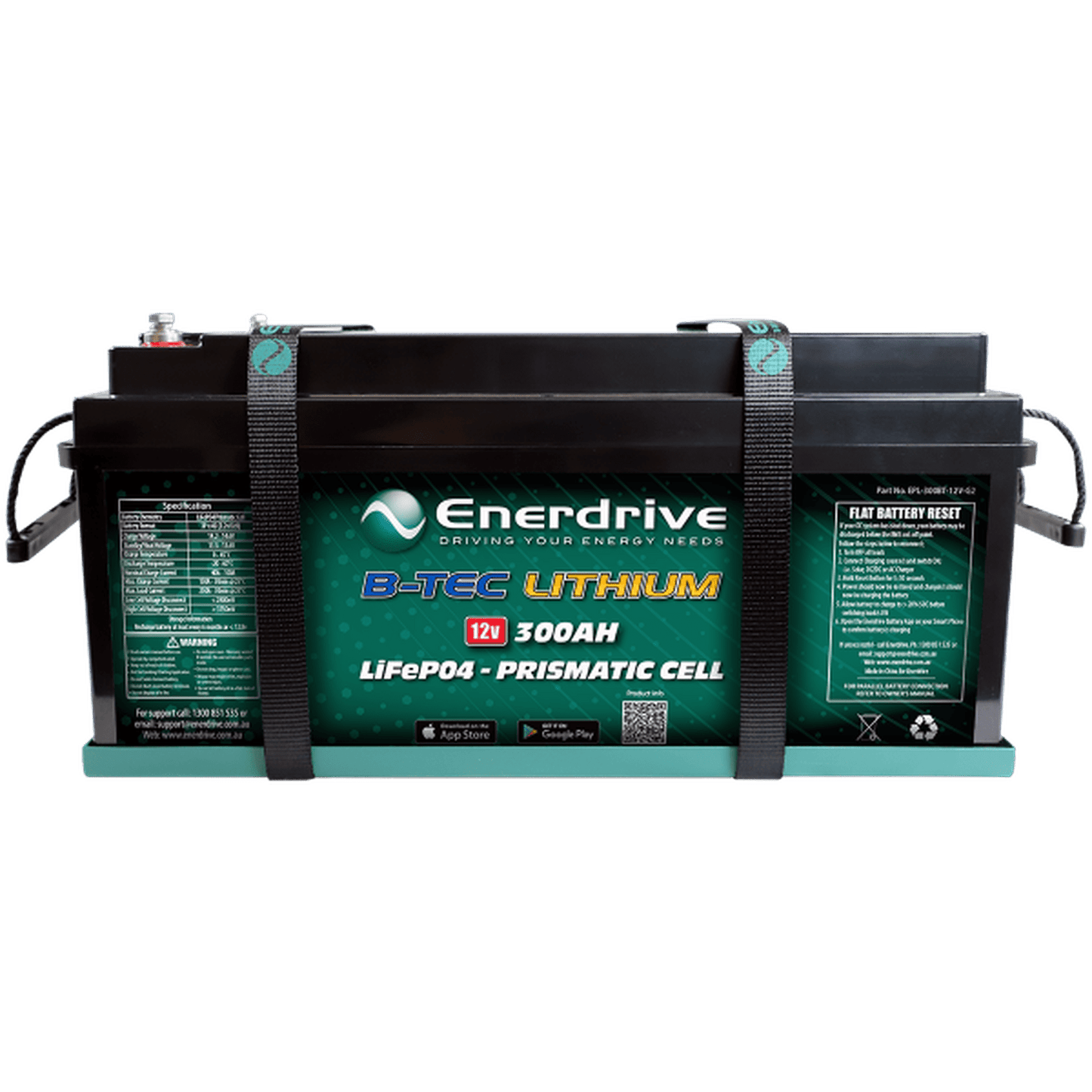 Enerdrive ePOWER B-TEC 300Ah Lithium Battery - Limited time sale ends Jan 2025