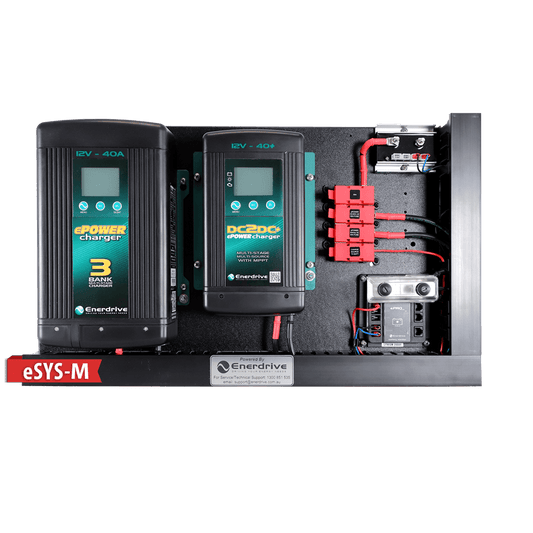 Enerdrive eSYSTEM-M 40A AC / DC with Battery Monitor