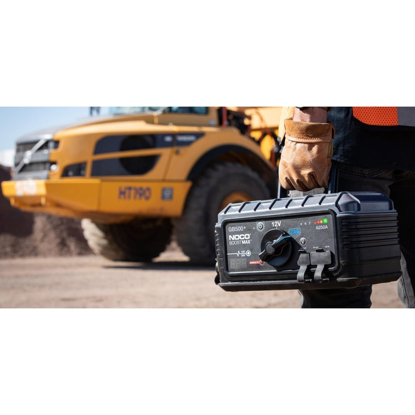 NOCO GB500+ 12/24V Lithium Jump Starter – 6250A Heavy-Duty Power Pack