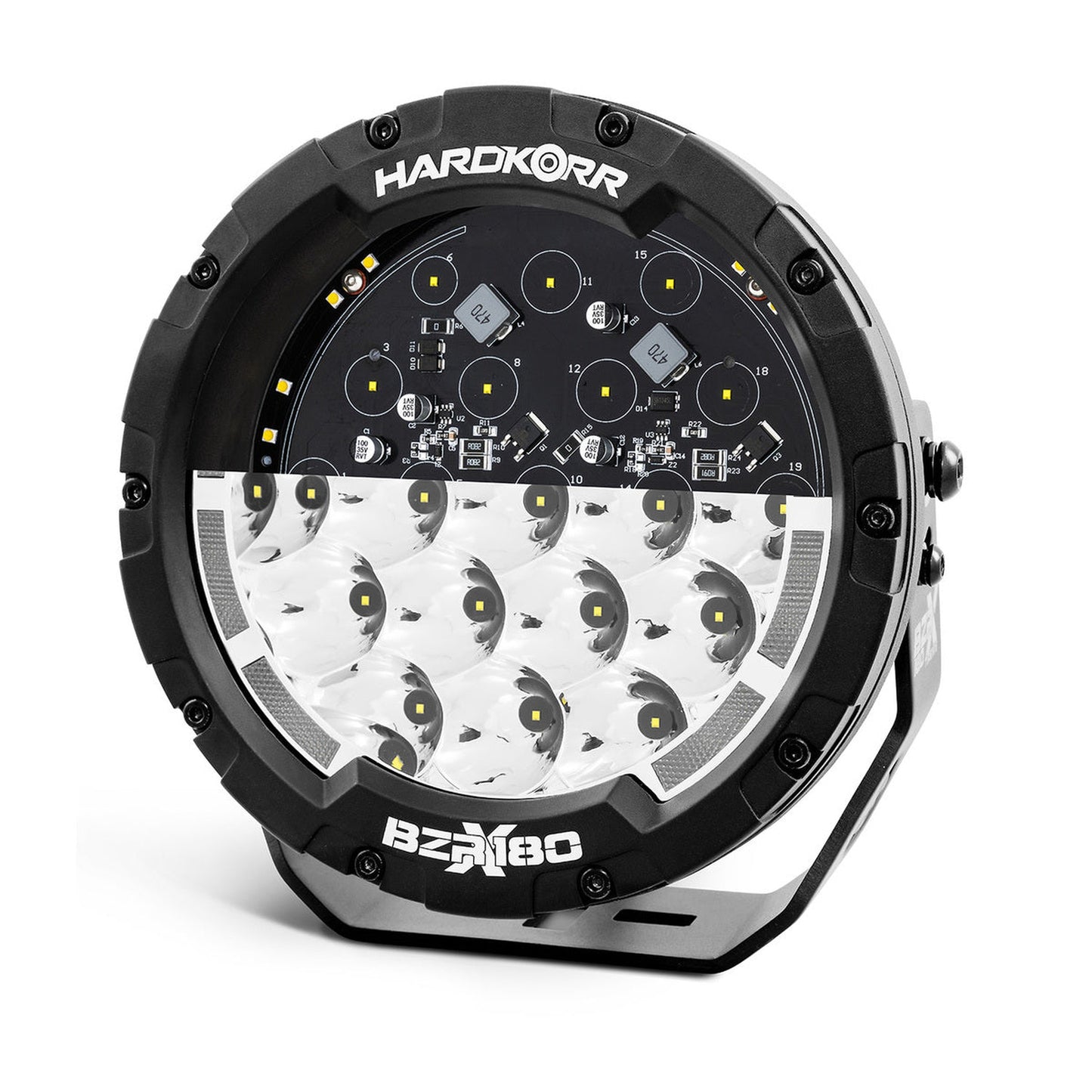 Hard Korr BZRX Series 7'' Round Driving Light - Single