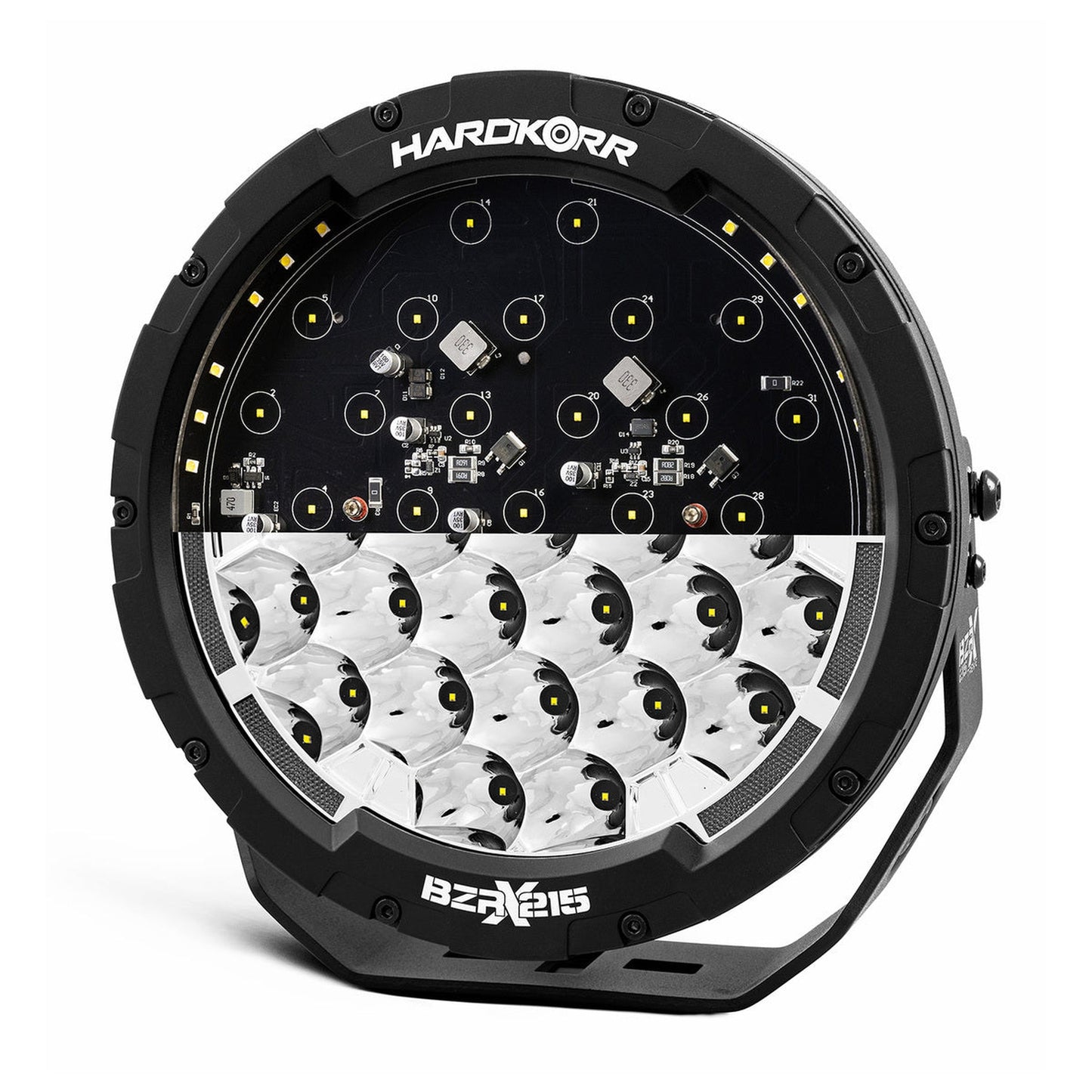 Hard Korr BZRX Series 9'' Round Driving Light - Single