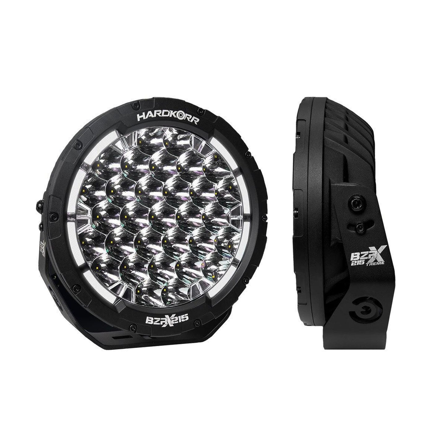 Hard Korr BZR-X Series 9″ LED Driving Lights (Pair W/Harness)